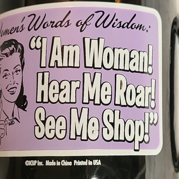 Vintage Mug I Am Woman Hear Me Roar Retro Novelty Mug - Picture 8 of 10